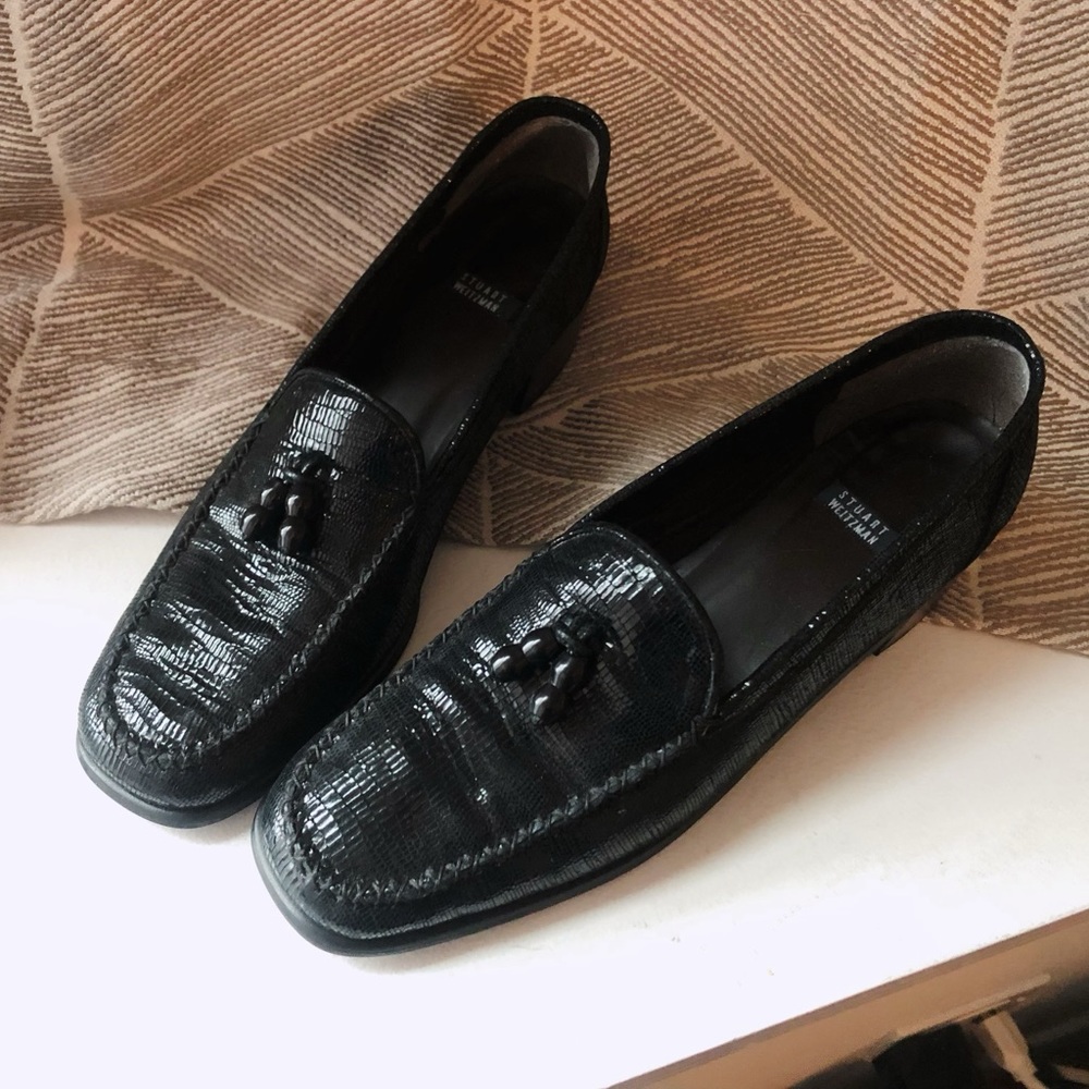 Stuart Weitzman Black Loafers